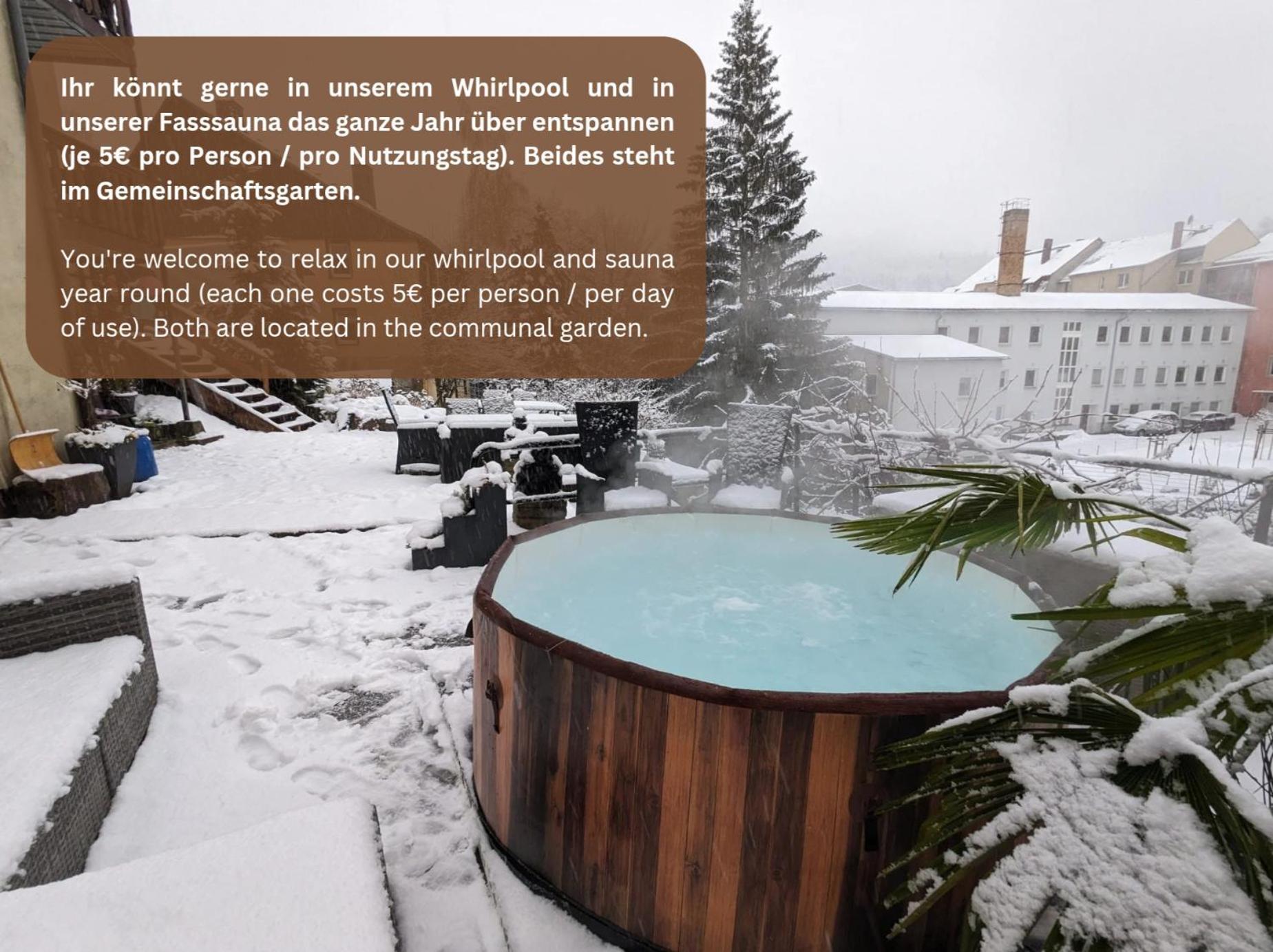 Ut - Urlaubsmagie - Urlaubstraum Mit Whirlpool, Pool & Sauna Sebnitz Exterior photo